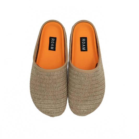 NEW ROAM women's raffia mule in natural - Picture 1 of 2